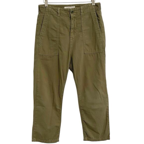 The Great Ranger Cropped Straight Leg Pants Size 26 X 22 Minimalist Clean Girl - Picture 1 of 11